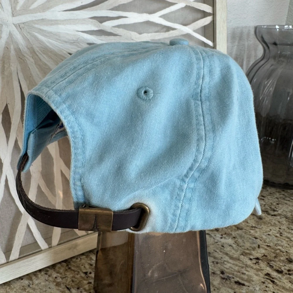 Unbranched Apparel  Light Blue Palm Tree Embroidered Dad Cap